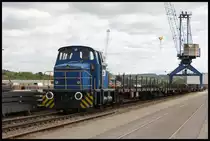 Wochenendruhe am 28.4.2018 für die Hafenbahn Orenstein und Koppel Nr. 26755 Lok im Hafen Mertert in Luxemburg.