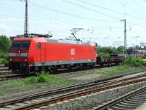 185 060 am 25.5.2007 in Hanau Hbf