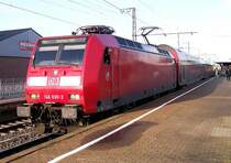 146 030-2 als RE 10418 (RE4) nach Aachen Hbf im Rheydter Hbf.