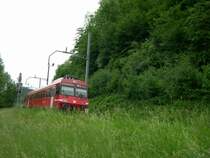 Wenige Minuten nach der Durchfahrt des RE nach Luzern, folgt in der Gegenrichtung bei Doppelschwand Romoos die S7 nach Trubschachen. Hier in Form eines NPZ der Regionalverkehr Mittelland, die zwischenzeitlich auch zur BLS geh�rt. Wenn ich schnell und richtig geschaut habe, stand am Zug die Betriebsnummer 585. Ein wenig gr��er k�nnten sie aber schon schreiben.