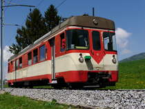 travys / YsteC - BFS-Fotofahrt mit dem Triebwagen Be 4/4 15 unterwegs bei St. Croix am 05.05.2018