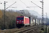 185 211-0 gem. Güterzug durch Bonn-Beuel - 08.02.2018