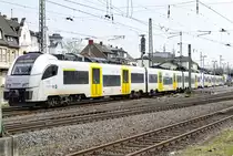 460 512-7 RB, Ausfahrt vom Bf Remagen in Richtung Köln - 08.04.2018