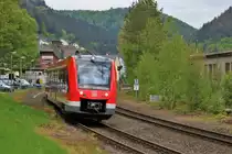 DB Regio Vareo Alstom Lint 81 (620 516) am 29.04.18 in Kordel Bahnhof auf der Eifelbahn