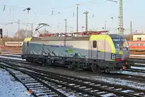 Am Nachmittag des 18.01.2017 stand Re 475 404 abgestellt in Basel Bad Bf und wartete auf ihren nächsten EInsatz.