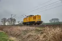 203 314-0 ist am 11.04.2018 bei Friedland in Richtung Eschwege unterwegs.