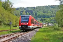 DB Regio Vareo Alstom Lint 81 (620 022) am 29.04.18 in Daufenbach Bahnhof auf der Eifelbahn