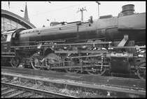 Blick auf das kr�ftig durchgebildete Triebwerk der G�terzuglokomotive 41 360