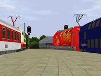 IC und Nachtzug (CNL) auf dem K�lner Anlage von GH2 