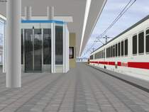 in Bahnhof von EEP (5) mit einem IC 