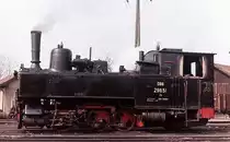 298.51 der Steyrtalbahn Anfang April 1975 in der Zugförderungsstelle Garsten