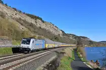 185 672 mit einem Altmann am 06.04.2018 bei Gambach. 
