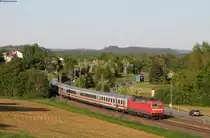 120 157-3 mit dem IC 2062 (Nürnberg Hbf-Karlsruhe Hbf) bei Mögglingen 7.5.18