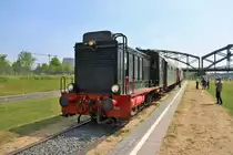 Historische Eisenbahn Frankfurt am Main V36 406 mit einen Sonderzug auf der Hafenbahn am 12.05.18. Dieser Zug wurde von einen Verein gemietet in dem ich Mitglied bin. An der Fahrt habe ich auch teilgenommen