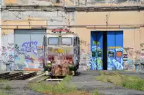 Italien: E 655 517 im Bahnbetriebswerk Catania auf der Insel Sizilien 03.05.2018