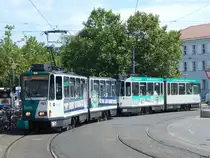 Tatra Nr. 161 und 159 der ViP in Potsdam am 07.06.2016