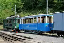 50 Jahre «Museumsbahn Blonay-Chamby»
1968 bis 2018
MEGA STEAM FESTIVAL VOM 19. MAI 2018
Kaum grosse Beachtung wegen den vielen Dampflokomotiven fanden die He 2/2 2  La Grisette  und der BVB C2 57.
Beide Fahrzeuge wurden im Jahre 2011 von TPC/BVB übernommen.
Foto: Walter Ruetsch

