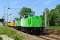  Am 17.05 .2018 fuhren die 202 494-1 und die   202 287-9    von der SETG   von Niedergörne nach Borstel  und den weiter in Richtung   Wischer .