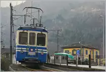Der FART ABDe 6/6 31  Ticino  als Regionalzug 308 von Locarno nach Camedo erreicht seinen nächsten Halt Intragna.
20. März 2018
