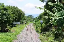 Nam Rit Station, Blickrichtung Chiang Mai, am 19.Mai 2018.