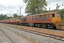 AHK 4228, Co'Co, 23.11.2017, noch mit den Personenwagen, Wang Pho Railway Station, Thailand.