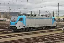 Am 21.02.2017 stand Rpool/BLSC 187 001-3 abgestellt im Badischen Bahnhof von Basel und wartete dort auf ihren nächsten Einsatz.