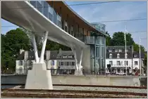 Die neue Passarelle von Morlaix verfügt über drei Aufzüge. (18.05.2018)