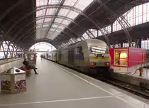 MRB 223 053 als RE 27766 nach Chemnitz Hbf, am 16.12.2017 in Leipzig Hbf.