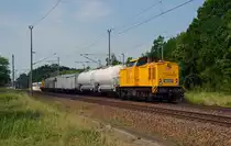 Nachschuss auf den Unkrautspritzzug, welcher am 27.05.18 durch Burgkemnitz Richtung Bitterfeld rollte.