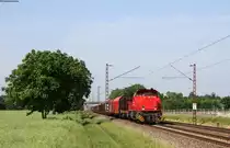 AVG 462 mit einem Güterzug bei Malsch 18.5.18