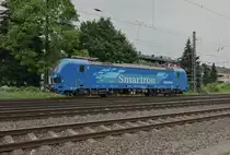 Nette Überraschung am heutigen Nachmittag war die LZ fahrende Siemens Smartron 192 001-6, die aus Odenkirchen kommend hier durch Rheydt Hbf gen Mönchengladbach Hbf unterwegs ist. 31.5.2018