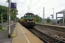 7789,7785 beide von Lineas kommen aus Richtung Aachen-West mit einem schweren Kalkzug aus Hermalle-Huy(B) nach Oberhausen-West(D) und fahren durch Kohlscheid in Richtung Herzogenrath,,Hofstadt,Finkenrath,Rimburg,Übach-Palenberg,Zweibrüggen,Frelenberg,Geilenkirchen,Süggerrath,Lindern,Brachelen,Hückelhoven-Baal,Baal,Erkelenz,Herrath,Beckrath,Wickrath. 
Aufgenommen von Bahnsteig 1 in Kohlscheid.
Bei Sonne und Wolken am Vormittag vom 31.5.2018.