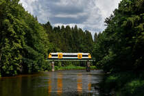 650 066 bei einer Sonderfahrt am 03.06.2018 bei Fischhaus. 