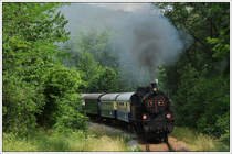 ÖGEG 77.28 mit dem P 16980 von Retz nach Drosendorf am 3.6.18 kurz vor Hofern.