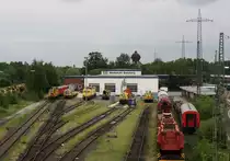 # Duisburg-Entenfang 1
Ein Blick auf das Werk der DB Instanhaltung auch Gelbe Gefahr genannt.

Duisburg-Entenfang
02.06.2018