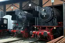 Dampftage am 03.06.2018 im Museum Heilbronn 
Lok 01-1056 und 23 105 