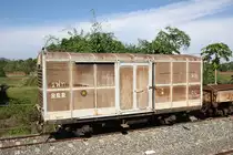 ต.ญ.150273 (ต.ญ.=C.G./Covered Goods Wagon) als Bauzugwagen am 19.Mai 2018 in der Ban Dan Station.