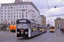 Bremen 534 + 537, Am Hauptbahnhof, 12.04.1989.
