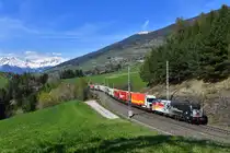 193 876 mit einer RoLa am 21.04.2018 bei Mühlbachl. 