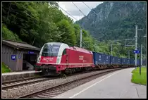 SLB91 mit dem sogenannten Kaindlzug in Tenneck am 12.06.2018.