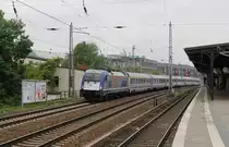 PKP IC 5 370 002 durchfährt mit einem EuroCity den Bahnhof Berlin-Köpenick.
Aufgenommen am 11. Mai 2018.