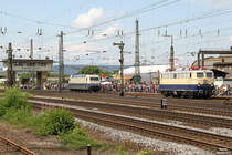 E10 1239 & 101 112 bei der Lokparade im DB Museum Koblenz am 16.06.2018