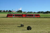 Chemins de fer du Jura, CJ.
Sommeridylle vom Jura.
Fotografiert am 23. Juni 2018 bei Pré-Petitjean.
Foto: Walter Ruetsch 

