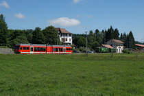 Chemins de fer du Jura, CJ.
Sommeridylle vom Jura.
Fotografiert am 23. Juni 2018 bei Pré-Petitjean.
Foto: Walter Ruetsch 
