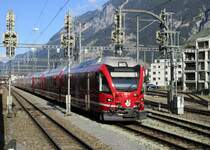 RhB ABe 8/12 Nr. 3515  Alois Carigiet  abgestellt am 9. Juni 2018 in Chur.