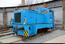 102 001-5 (312 001-1) der Traditionsgemeinschaft Bw Halle P e.V. pausiert vor dem Lokschuppen des DB Museums Halle (Saale) während des Osterfests. Nach einer mittäglichen Stärkung für das Lokpersonal werden wieder Führerstandsmitfahrten auf der Lok angeboten. [1.4.2018 | 12:54 Uhr]