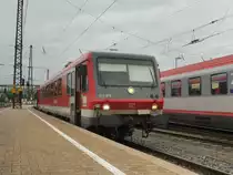 Aufgrund mangels 642/644 durfte 628 278 (Ex Haltingen) kürzlich eine fahrt als RB nach Weißenhorn erbringen. 

Ulm Hbf, Juni 2018