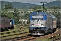 EC271 Metropolitan von Prag nach Budpest-Nyugati on Szob. Zuglok ist CD 380 005-9. (10.06.2018)