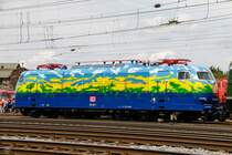 103 220  Touristik  bei der Lokparade im DB Museum Koblenz Lützel, am 16.06.2018.