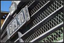 Kühlergrill der 603.10 aufgenommen am Bahnhof Erzberg am 1.07.2018.